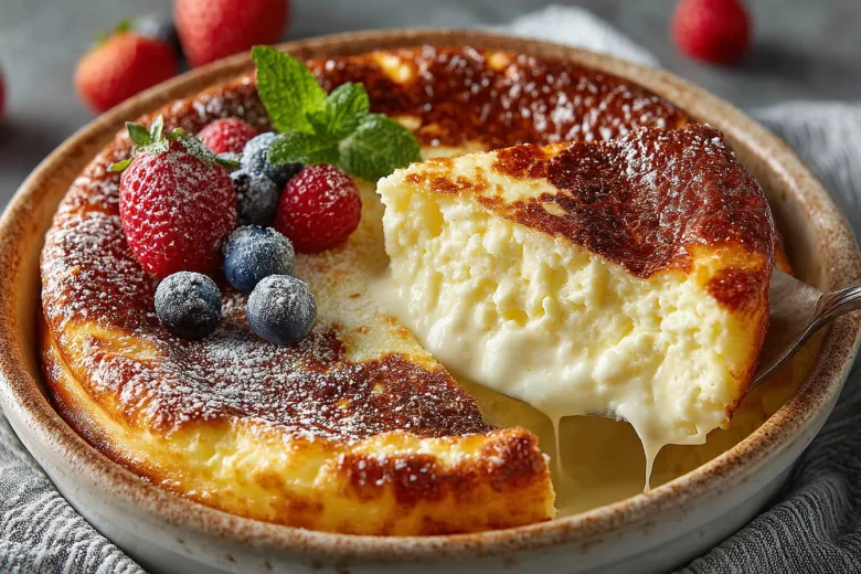 Быстрая творожная запеканка