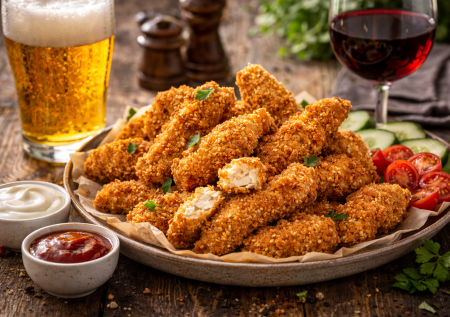 Куриные пальчики круче любых наггетсов: хрустяшки к любым напиткам — маринуем в кефире и жарим в сухарях