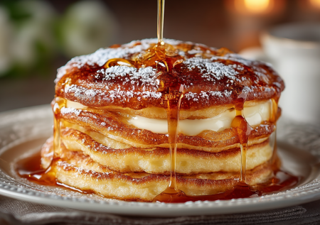 Пышные блины на дрожжах: как в детском саду, понравятся и детям и взрослым