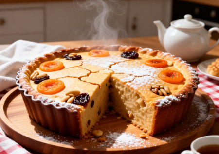 Никаких больше Наполеонов и медовиков! Мой сметанник с курагой и орехами — просто намешал и в духовку