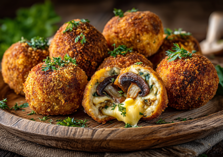 Вместо котлет на ужин готовлю мясные шарики: объединяю грибы с фаршем — и в духовку