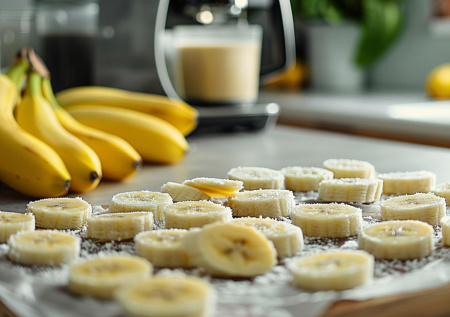 Перестала выбрасывать потемневшие бананы: замораживаю их кружочками и использую до 4 месяцев без потери вкуса