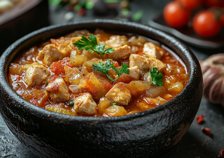 Куриный паприкаш — ароматный ужин на одной сковороде: по-домашнему вкусное горячее