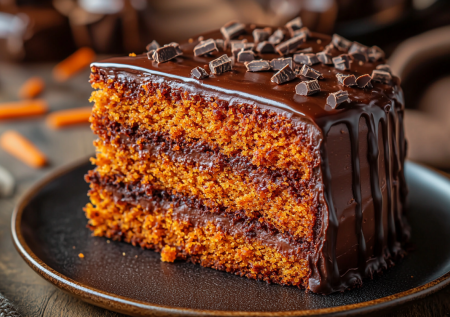 Морковный пирог — лакомство, которое разрешено в Великий пост: ароматный, с шоколадной глазурью