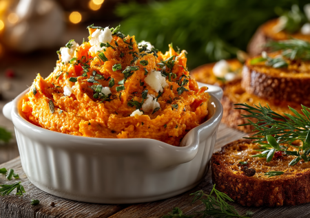 Намазка из моркови и сыра за 15 минут: бюджетная закуска, которую гости съедают быстрее бутербродов с икрой