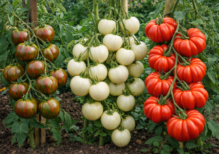 3 самых необычных томата: «Шоколадная зебра», «Сахар» и «Цветок». У них не только отменный вкус