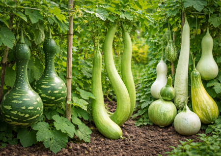 Змея, бутылка и бочонок: российские садоводы сажают диковинные закорючки. Лагенария! Едят ли ее?