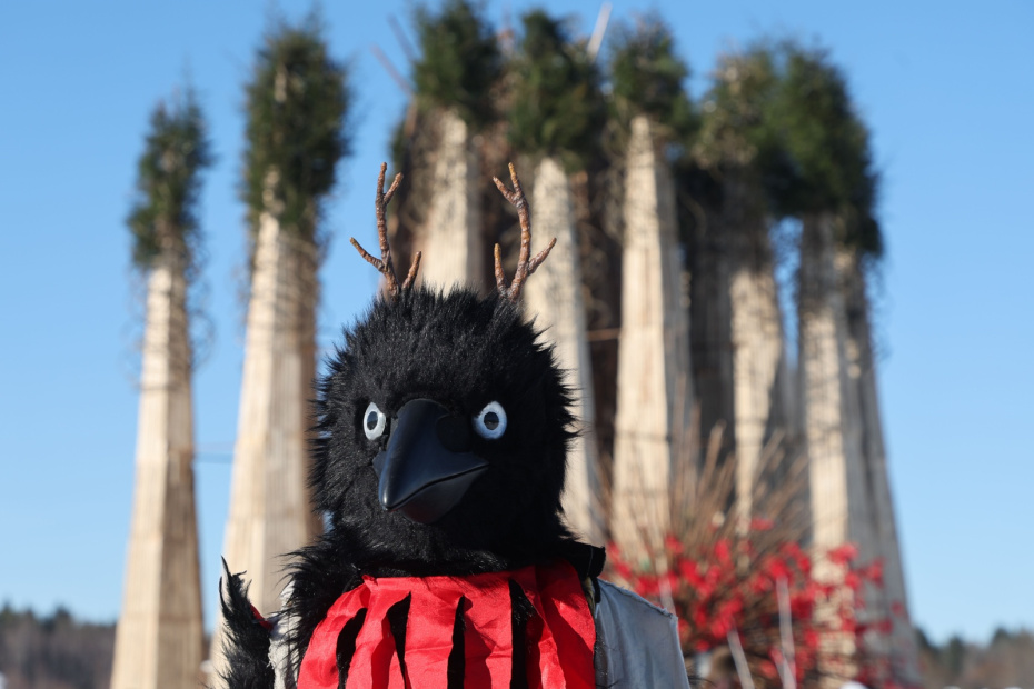 Празднование широкой масленицы в Никола-Ленивце