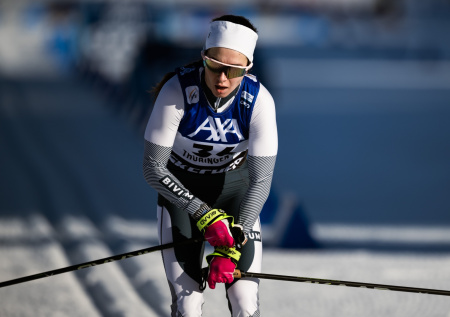 Непряева перепутала лыжи во время марафона на Олимпиаде