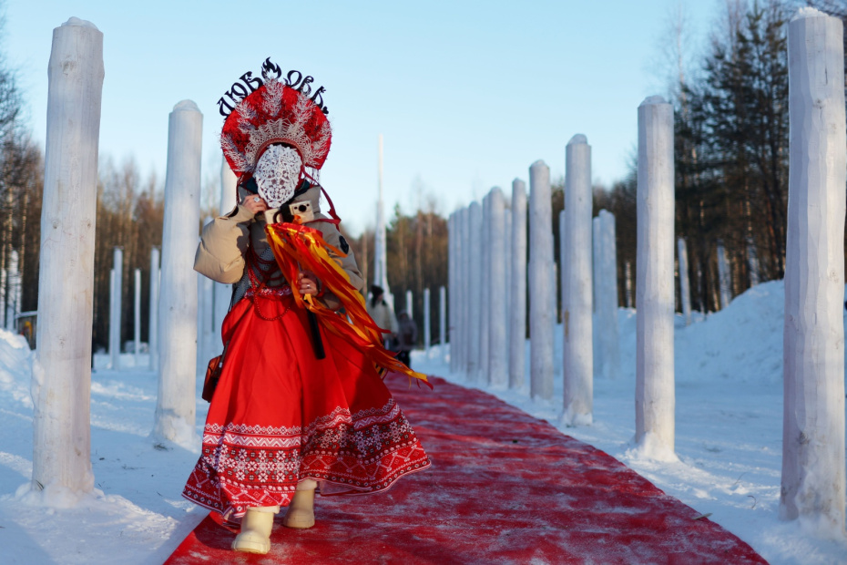 Празднование широкой масленицы в Никола-Ленивце