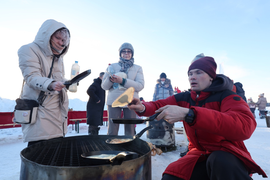 Празднование широкой масленицы в Никола-Ленивце