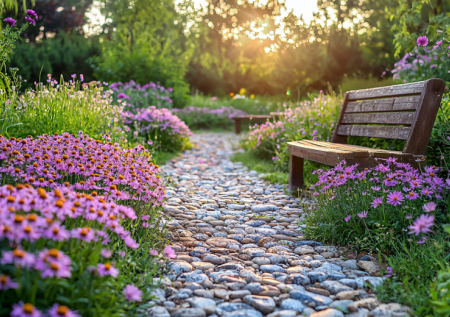 Дизайнер больше не нужен: придумала для сада новую фишку — нужны цемент, пакеты и бутылки