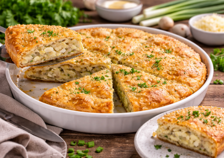 Мешаю лук и сырок: луковый пирог с плавленым сыром — бюджетное чудо и без заморочек