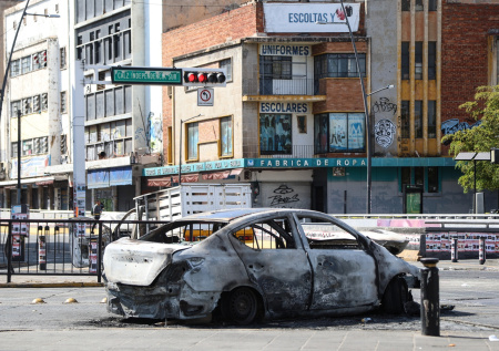 В Сети появились пугающие кадры последствий беспорядков в Мексике