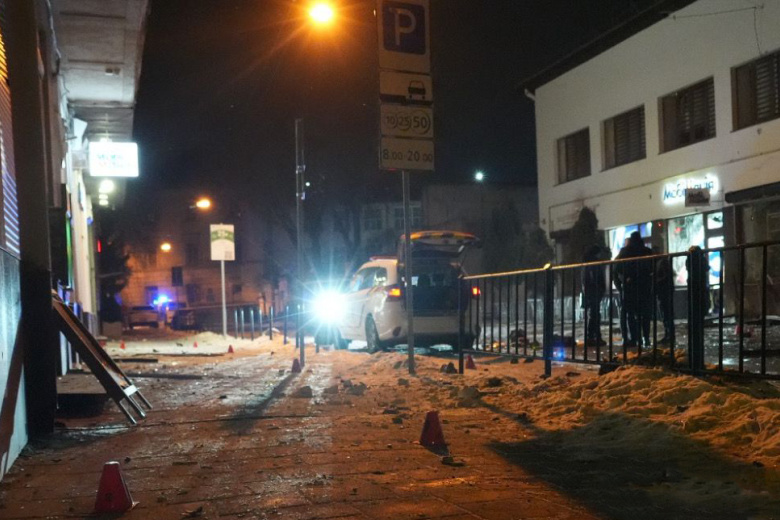 На месте происшествия во Львове, Украина