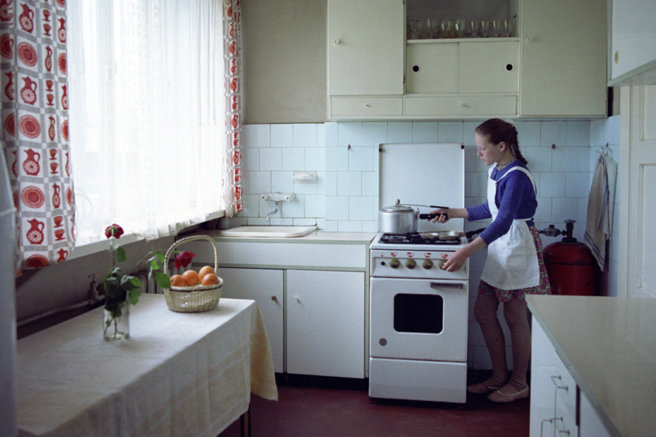 Кухня в квартире жителей Латвийской ССР, 1974 год