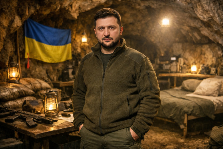 Владимир Зеленский в представлении ИИ