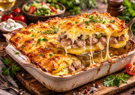 Выкладываю в форму — и в духовку: картофельная запеканка «Парася» всего за 30 минут