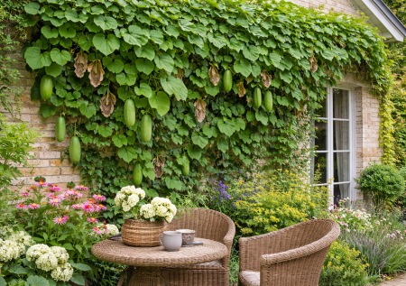 Лиану из Красной книги можно посадить в саду: сначала листья-сердечки, потом цветы-кувшинки, а затем плоды-огурцы