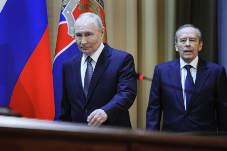 Владимир Путин и Александр Бортников