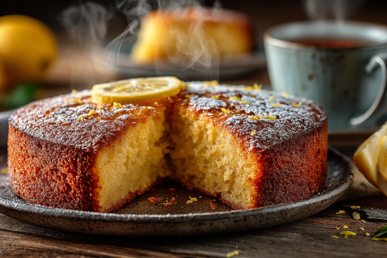 Ленивый лимонный пирог