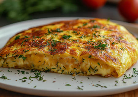 Лаваш заливаю яйцом — через 10 минут сытный завтрак готов: румяный дагестанский омлет с хрустящими краями