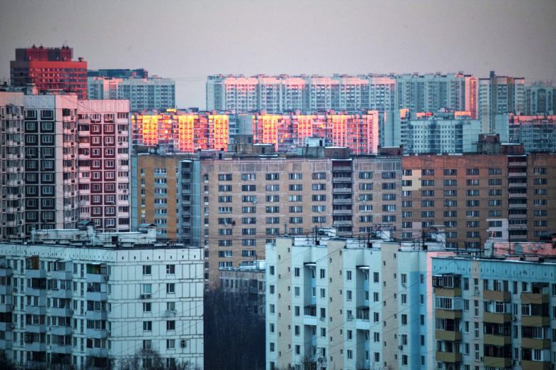 Жилые кварталы района Тушино в Москве