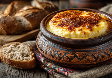 Старинное осетинское блюдо из сыра и сметаны — дзыкка. Пробовал раз — теперь готовлю на все семейные праздники. Нежнее не бывает, честно