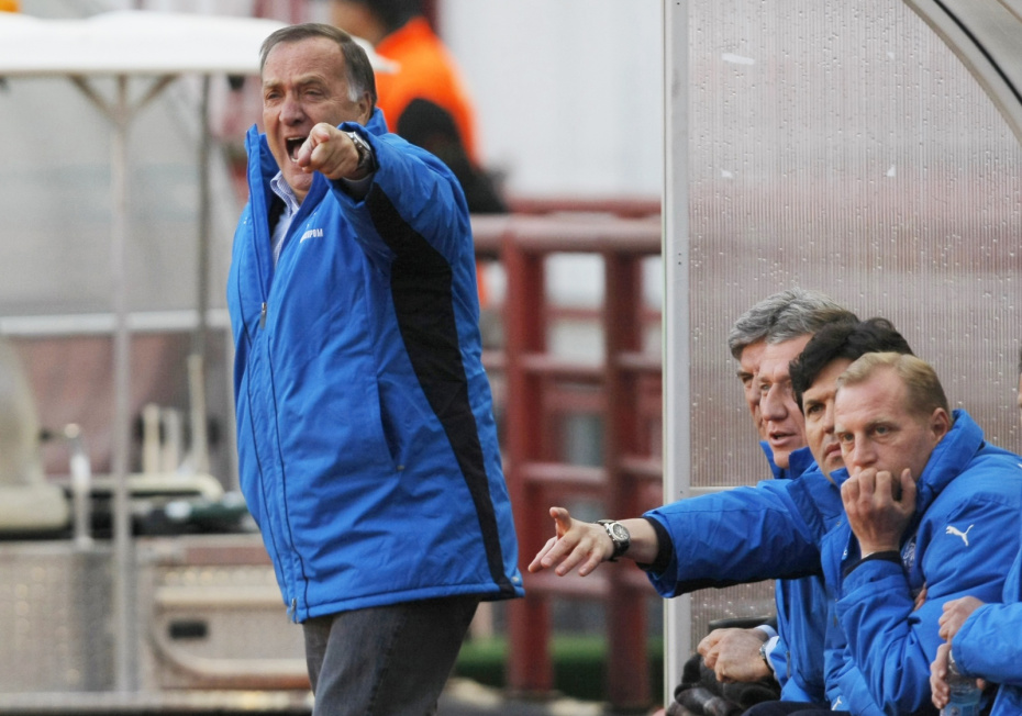 Дик Адвокат на футбольном матче «Локомотив» — «Зенит»