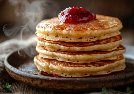 Никаких плоских оладий: эти поднимаются так, что залюбуешься — рецепт с точными пропорциями