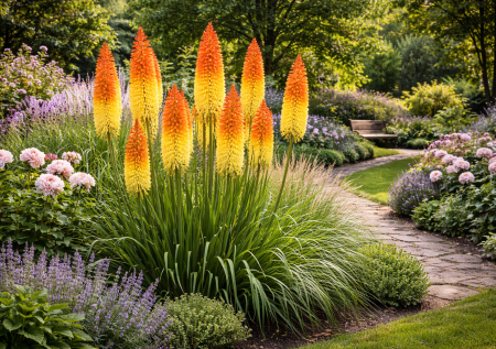 Метровые «факелы горят» все лето: многолетник-красавчик для сада. Выглядит как «лисий хвост», называют его «пустынная свеча»
