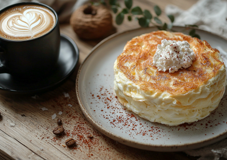 Воздушный омлет с румяной корочкой из 10 яиц — завтрак на большую семью: всего 3 ингредиента