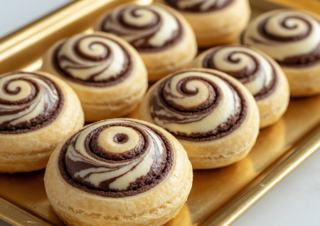 Увидела «Мраморные улитки» с какао в ленте, испекла в тот же вечер — теперь это мой фирменный десерт