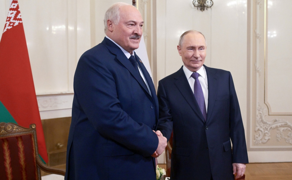 Владимир Путин и Александр Лукашенко