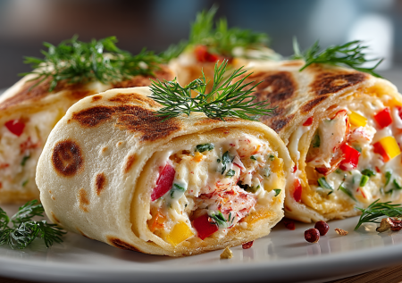 Заменит все салаты на праздничном столе: рулет из лаваша с начинкой «Красное море»