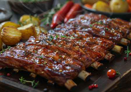 Свиные ребрышки — готовим так, что пальчики оближешь: сочные и пряные