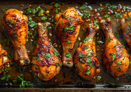 Запекаем куриные голени в пикантном маринаде: сочно, быстро и очень вкусно