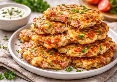 Когда надоели обычные, готовлю «Пиццаладушки» — сытный завтрак за 15 минут: просто, но все просят добавку