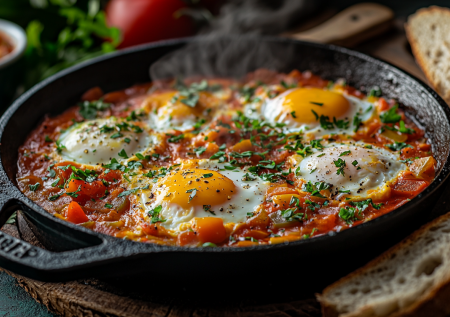 Без лаваша и прочих приблуд — только яйца и помидоры: этот завтрак не вызовет проблем даже у тех, кто не умеет готовить