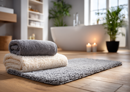 Как выбрать коврик для ванной: безопасность, эстетика, тактильность