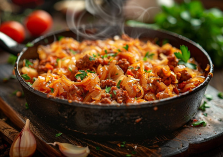 Муж просит добавку: идеальная капуста с фаршем по забытому рецепту