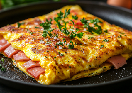 Минутная вкуснота или завтрак для лентяев: замена омлету — простой рецепт из яиц и колбасы