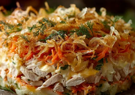 Простой салат, который стыдно не попробовать — тот самый рецепт из 90-х
сем