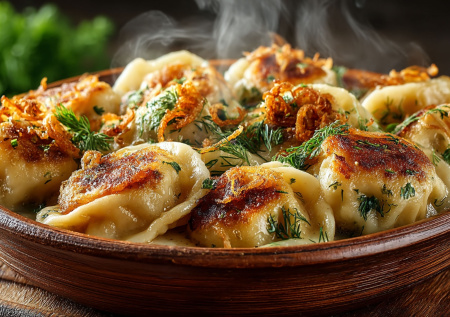 Домашние пельмени для поста: сытно, ароматно и очень вкусно