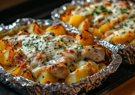 Легкий рецепт мяса по-французски: курица, картошка, сыр — объединяем и запекаем