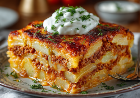 В мясную запеканку всегда добавляю капусту для сочности и воздушности: главное — соблюдать слои