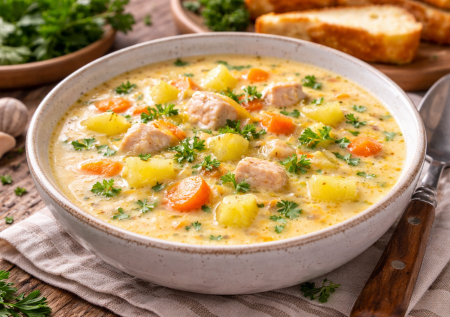 Про щи и лапшу уже и забыла: сырный супчик — новый фаворит. Обволакивающий бульон и отменный вкус