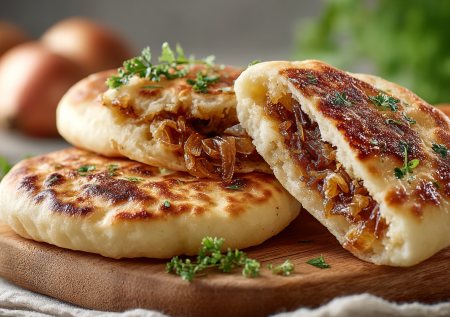 Татарский чалпак: луковые лепешки с хрустящей корочкой — можно в Великий пост