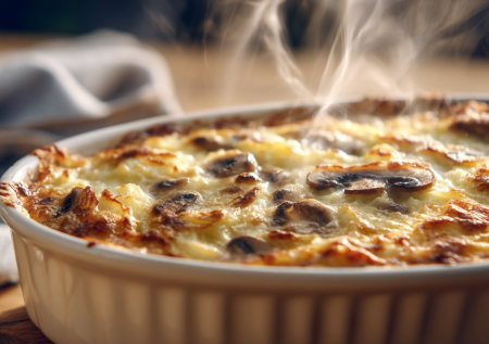 Картофельный рай: готовим румяную запеканку без мяса — постный хит