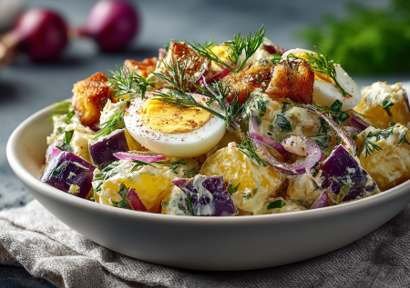 Все путают в этом салате баклажаны с грибами: простецкий, но не стыдно подать на праздничный стол